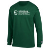 Thumbnail image for  Champion Dark Green Long Sleeve T Shirt