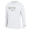 Thumbnail image for  Champion White Long Sleeve T Shirt
