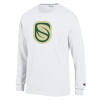 Thumbnail image for  Champion White Long Sleeve T Shirt