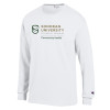 Thumbnail image for  Champion White Long Sleeve T Shirt