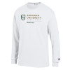 Thumbnail image for  Champion White Long Sleeve T Shirt