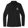 Thumbnail image for  TravisMathew Womens Black Crestview 1/4 Zip
