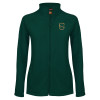 Thumbnail image for  Womens Dark Green Fleece Full Zip Jacket