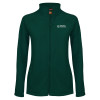 Thumbnail image for  Womens Dark Green Fleece Full Zip Jacket