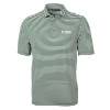 Thumbnail image for  C&B Hunter Green Virtue Eco Pique Stripe Polo