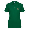 Thumbnail image for  Womens Silk Touch Dark Green Pique Polo