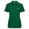 Thumbnail image for  Womens Silk Touch Dark Green Pique Polo