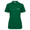 Thumbnail image for  Womens Silk Touch Dark Green Pique Polo