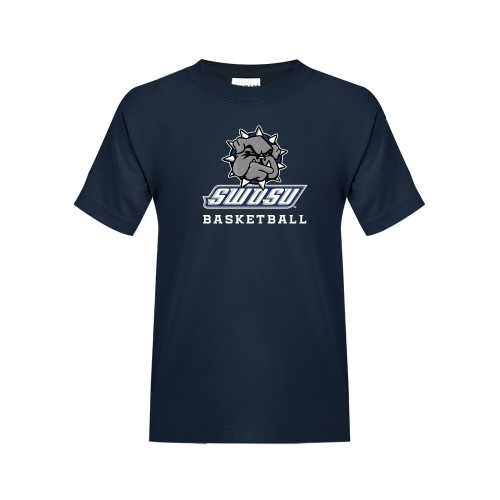  Youth Navy T Shirt - Basketball