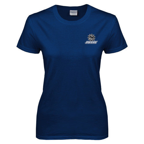  Womens Short Sleeve Navy Tee - Primary Mark
