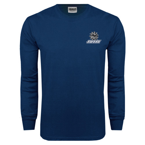  Navy Long Sleeve T-Shirt - Primary Mark