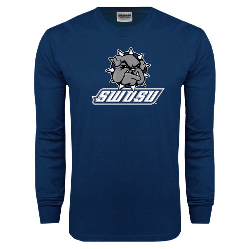  Navy Long Sleeve T-Shirt - Primary Mark