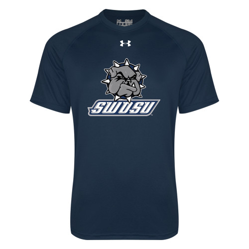  Under Armour Navy Tech Tee - Primary Mark