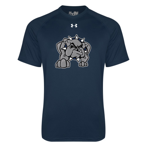  Under Armour Navy Tech Tee - Bulldog