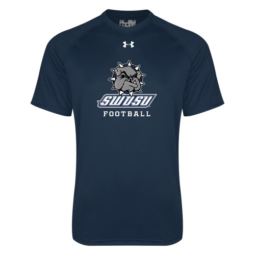 Under Armour Navy Tech Tee - Football
