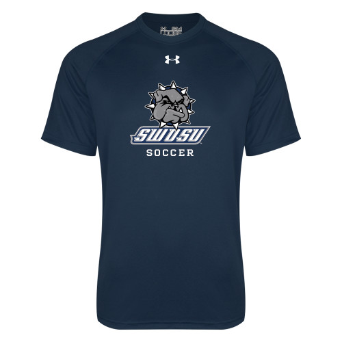 Under Armour Navy Tech Tee - Soccer