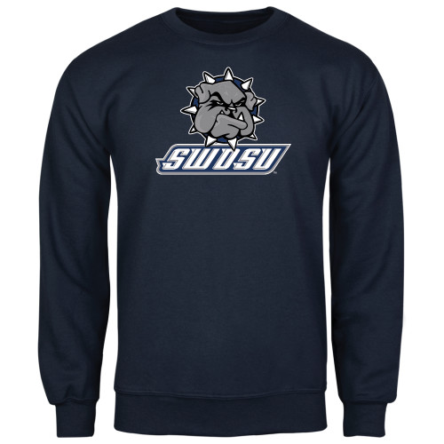  Navy Fleece Crew - Primary Mark
