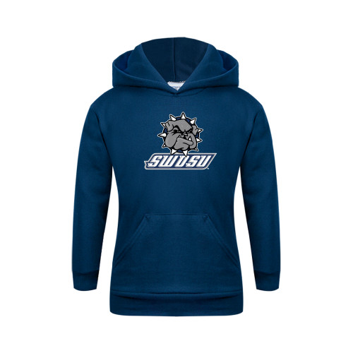  Youth Navy Fleece Hoodie - Primary Mark