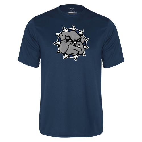  Navy Performance Tee - Bulldog Head