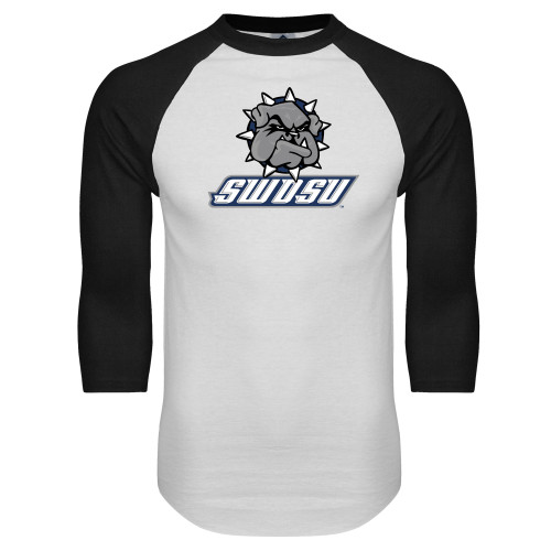 Main Image for  White/Black Raglan Baseball T Shirt
