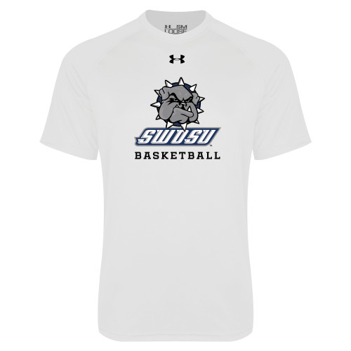  Under Armour White Tech Tee - Basketball