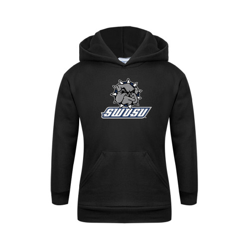  Youth Black Fleece Hoodie - Primary Mark