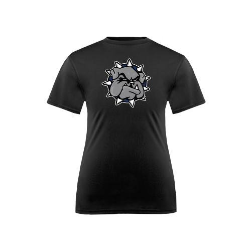  Youth Performance Black Tee - Bulldog Head