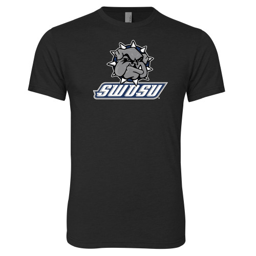  Next Level Black Triblend Tee - Primary Mark