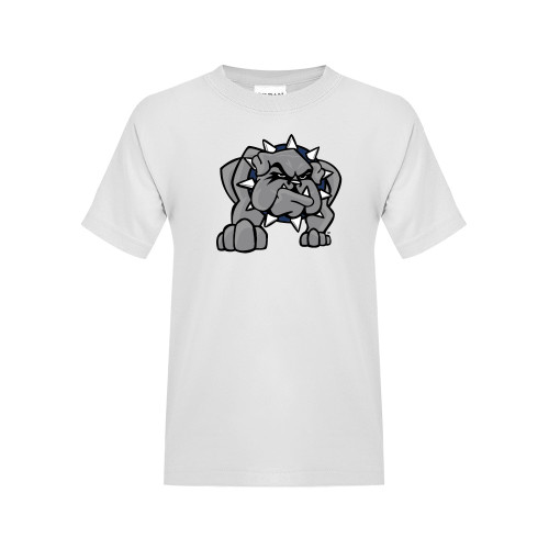  Youth White T Shirt - Bulldog
