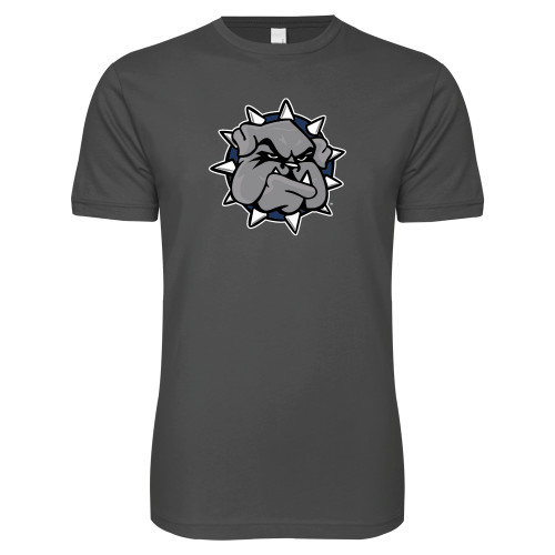  Next Level Charcoal SoftStyle T Shirt - Bulldog Head