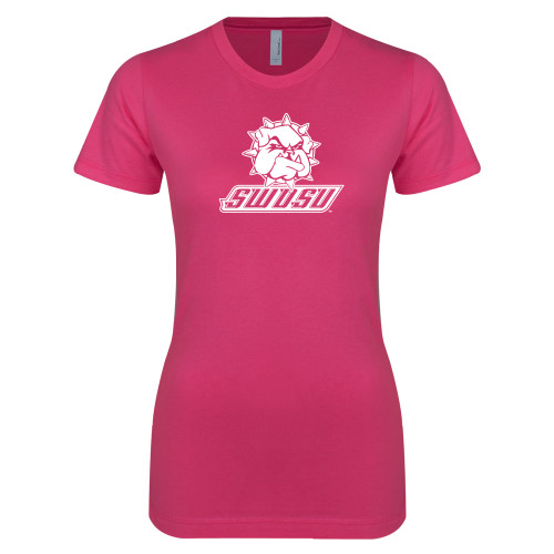 Main Image for  Next Level Womens Fuchsia Boyfriend Tee