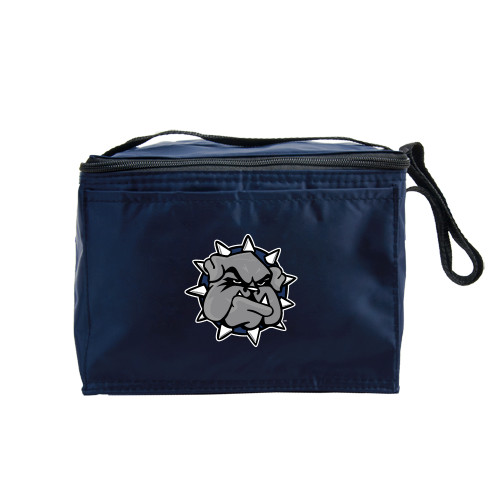  Six Pack Navy Cooler - Bulldog Head