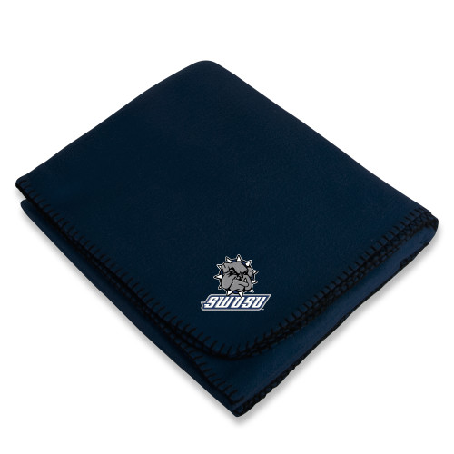  Navy Arctic Fleece Blanket - Primary Mark