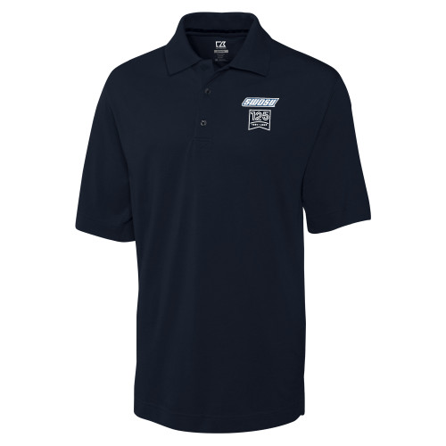  C&B Navy Advantage TriBlend Pique Polo - SWOSU Stacked Wordmark 125 Years