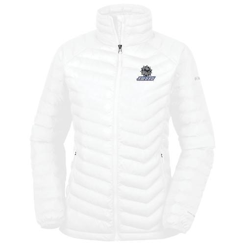  Columbia Womens White Powder Lite Jacket - Primary Mark