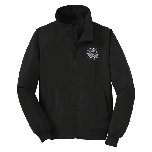  Black Charger Jacket - Bulldog Head
