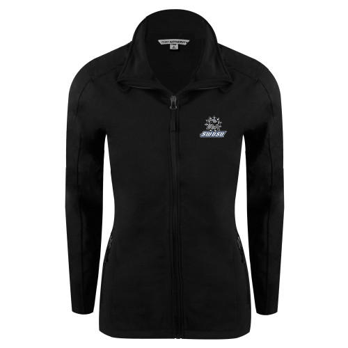  Womens Black Softshell Jacket - Primary Mark