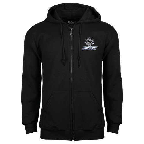  Black Fleece Full Zip Hoodie - Primary Mark