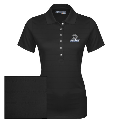  Callaway Womens Black Opti Vent Polo - Primary Mark
