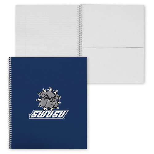  Clear 7 x 10 Spiral Journal Notebook - Primary Mark