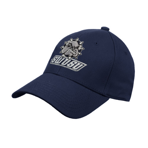  Navy Structured Adjustable Pro Style Hat - Primary Mark