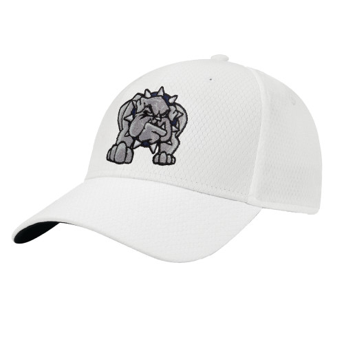  Callaway Performance White Front Crest Hat - Bulldog