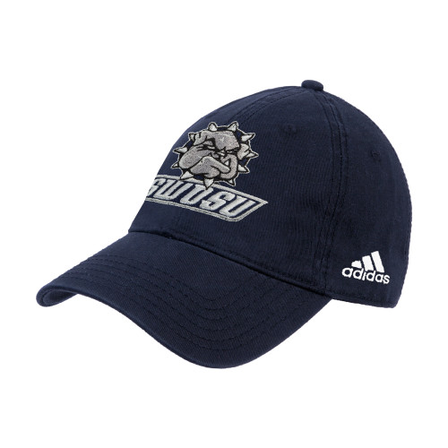  Adidas Navy Adjustable Washed Slouch - Primary Mark