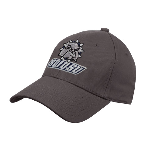  Charcoal Structured Adjustable Pro Style Hat - Primary Mark