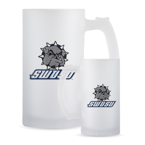  Full Color Decorative Frosted Glass Mug 16oz - Primary Mark