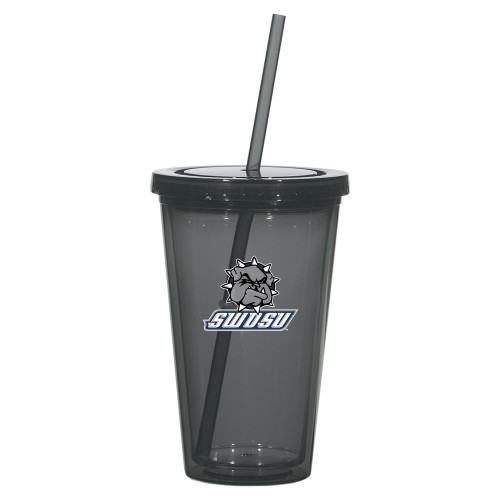  Madison Double Wall Charcoal Tumbler w/Straw 16oz - Primary Mark