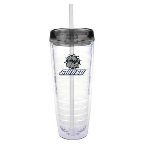  Tritan Double Wall Tumbler w/Charcoal Top 26oz - Primary Mark