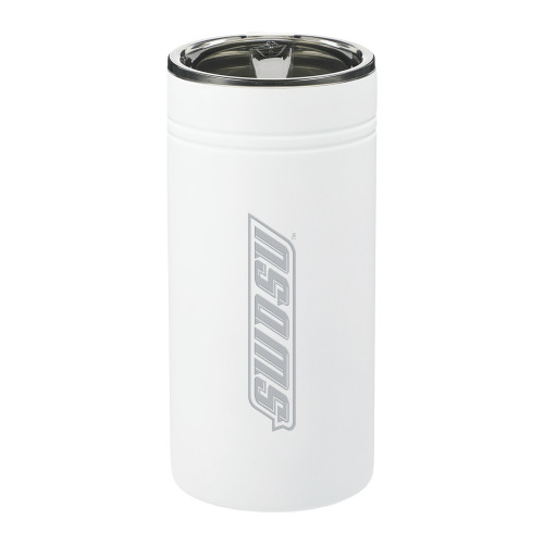  Sherpa Vacuum White Tumbler & Insulator 12oz - SWOSU Engraved