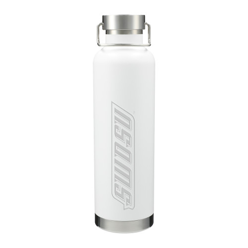  Thor Copper Vacuum Insulated White Bottle 32oz - SWOSU Engraved