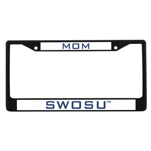  Mom Metal License Plate Frame in Black - Mom